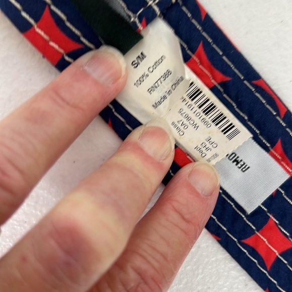 J. Crew S/M Novelty Print Belt Bundle of 2 - Watermelon & Polka Dot - Picture 9 of 11